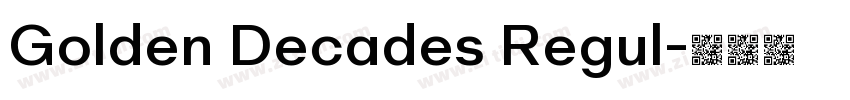 Golden Decades Regul字体转换
